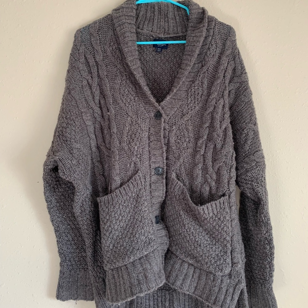 Gray cardigan American Eagle